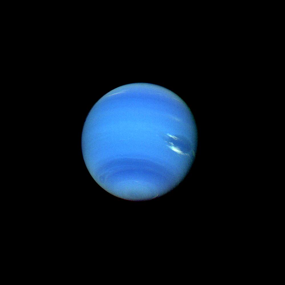 Full-disk view of Neptune from Voyager 2